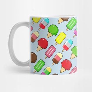 Popsicles and Ice creams pattern Mug